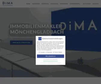 Dima-Immobiliencenter.de(Immobilienmakler aus Mönchengladbach) Screenshot