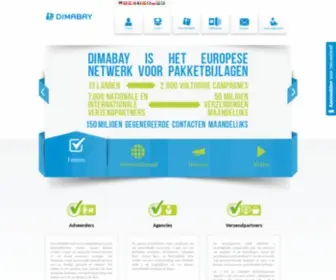 Dimabay.nl(Das Netzwerk für Media) Screenshot