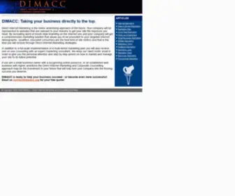 Dimacc.com(Marketing strategies for successful businesses) Screenshot