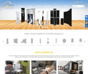 Dimadisplay.com(Display stand manufacturer) Screenshot