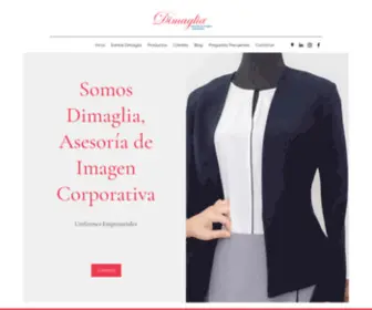 Dimaglia.com(Uniformes Empresariales) Screenshot