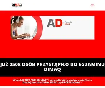 Dimaq.pl(Digital Marketing Qualification) Screenshot