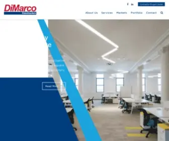 Dimarcoconstructors.com(DiMarco Constructors) Screenshot