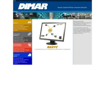 Dimargroup.it(Dimar Domotic Industrial Marine Automation Research) Screenshot