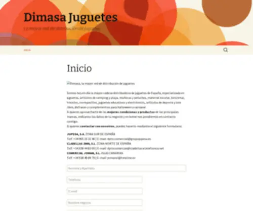 Dimasajuguetes.com(Mayorista) Screenshot