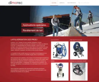 Dimatec.ch(Dimatec SA) Screenshot