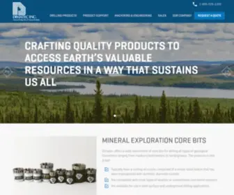 Dimatec.com(Diamond Drilling Products and Precision Machining for the Energy Industry) Screenshot