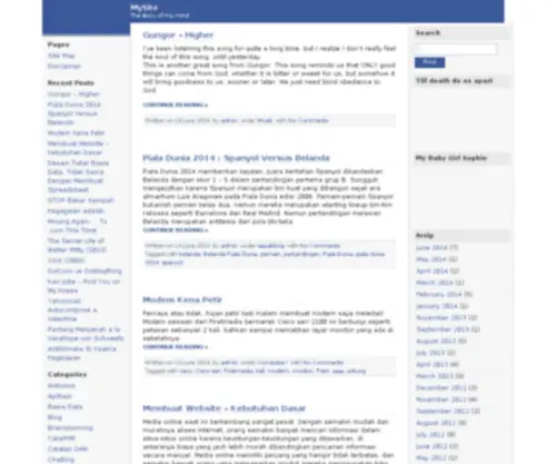 Dimaz.web.id(Blog of Dimaz) Screenshot