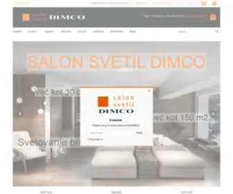 Dimco-Svetila.si(Salon svetil DIMCO) Screenshot