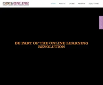 Dime-Online.org(Online music education classes and courses for people who want long) Screenshot