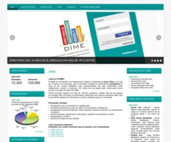 Dime.pe(DIME Search) Screenshot