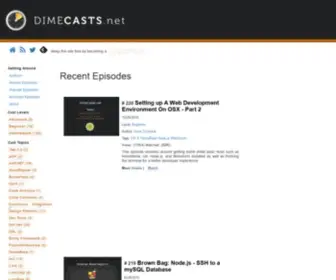 Dimecasts.net(YouTube Dime Casts) Screenshot