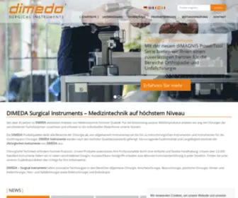 Dimeda.de(Dimeda Instrumente GmbH) Screenshot