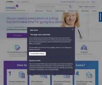 Dimedic.eu(Przychodnia online) Screenshot