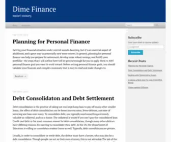 Dimefinance.com(Caisteal) Screenshot