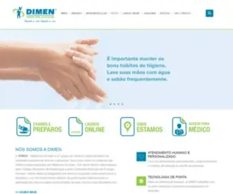 Dimen.com.br(Dimen Medicina NuclearHome) Screenshot