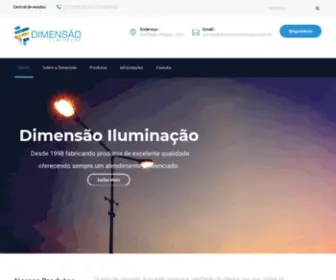 Dimensaoiluminacao.com.br(Página Inicial) Screenshot