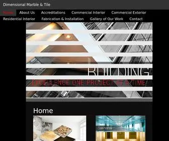 Dimensionalmarble.com(Dimensional Marble & Tile) Screenshot