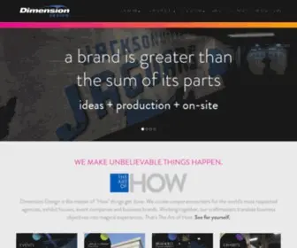 Dimensiondesign.com(Dimension Design) Screenshot