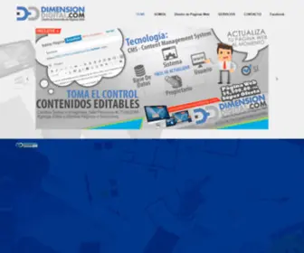 Dimensiondigital.com(Dimensión Digital) Screenshot