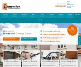 Dimensiongaragedoors.co.uk(Garage Doors) Screenshot