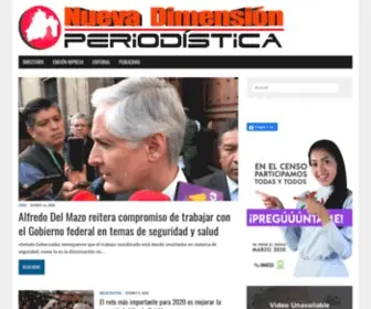 Dimensionperiodistica.com.mx(Dimensión) Screenshot