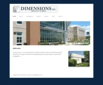 Dimensions-Architects.com(Dimensions Architects) Screenshot