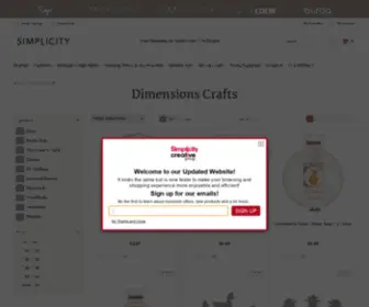 Dimensions-Crafts.com(Page 1) Screenshot