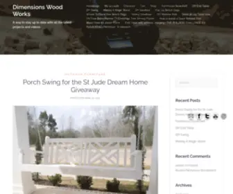 Dimensionswoodworks.com(Dimensionswoodworks) Screenshot