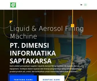 Dimensisaptakarsa.net(Jual Mesin Aerosol) Screenshot