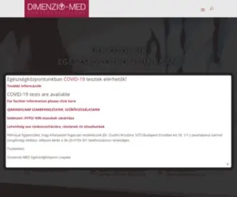 Dimenzio.net(Főoldal) Screenshot