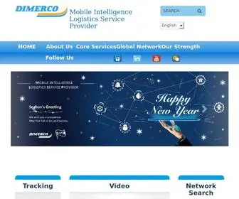 Dimerco.com(Global Logistics) Screenshot