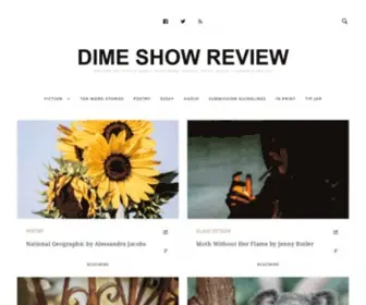 Dimeshowreview.com(Writers and poets submit your work) Screenshot