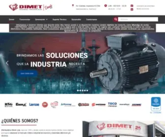 Dimet.cl(Soluciones industriales) Screenshot