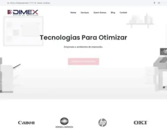 Dimex.com.br(Dimex) Screenshot