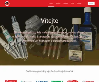 Dimid.cz(S.r.o. – Specializovaný web v oboru zkušebních dieselových stanic a diesel náhradních dílů) Screenshot