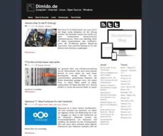 Dimido.de(IT-News über Computer, Downloads, Linux, Open Source, Windows) Screenshot