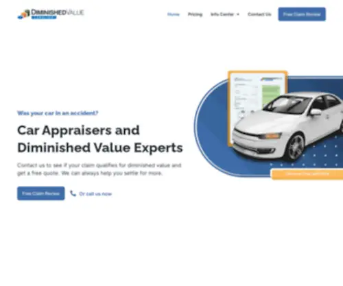 Diminishedvaluecarolina.com(Diminished Value Carolina) Screenshot