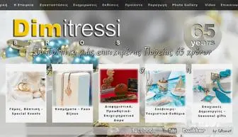 Dimitressi.gr(Metal Accessories & Jewellery Industry) Screenshot