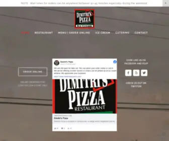 Dimitrispizzanh.com(Dimitri's Pizza) Screenshot