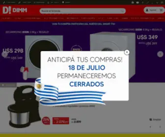 Dimm.com.uy(Tienda eCommerce en Uruguay líder en Electrodomésticos) Screenshot