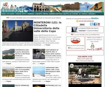 Dimmidove.com(Promozione territoriale e Marketing) Screenshot