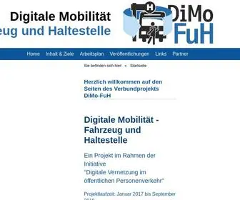 Dimo-FUH.de(Digitale Mobilität) Screenshot