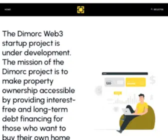 Dimorc.com(Bitcoin & Cryptocurrency Landing Page) Screenshot