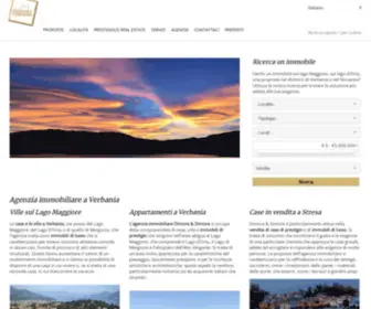 Dimoreedimore.it(Agenzia immobiliare a Verbania) Screenshot