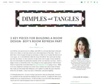 Dimplesandtangles.com(Dimples and Tangles) Screenshot