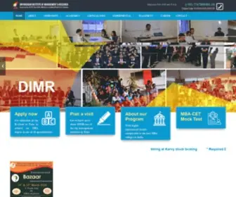 Dimr.edu.in(Best MBA college in Pune) Screenshot