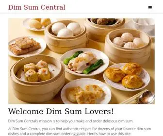 Dimsumcentral.com(Dim Sum Central) Screenshot