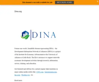 Dina.org(Arkansas) Screenshot