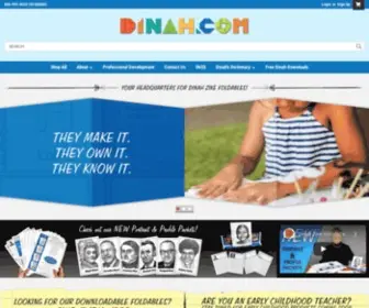 Dinah.com(3-D interactive graphic organizers for hands) Screenshot